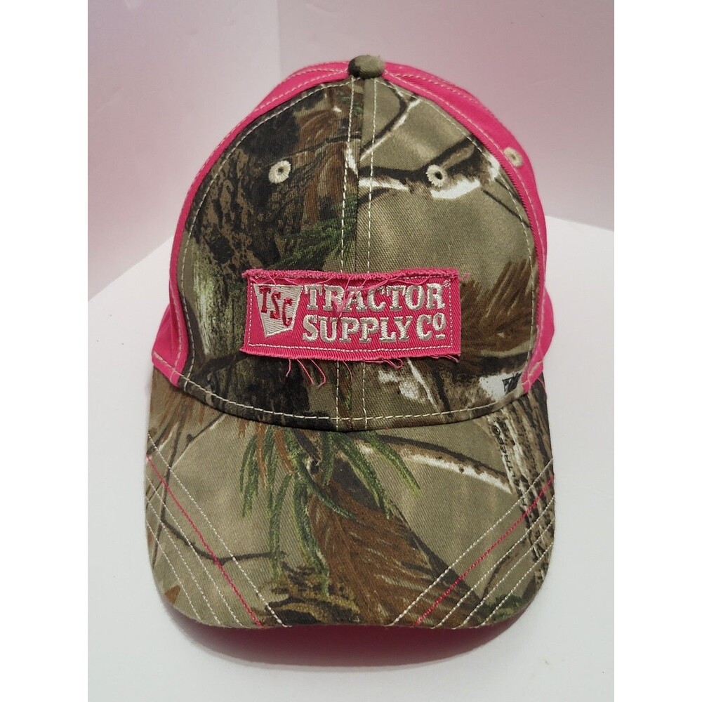 Tractor Supply Camo Hat Pink/green One Size Fits Most